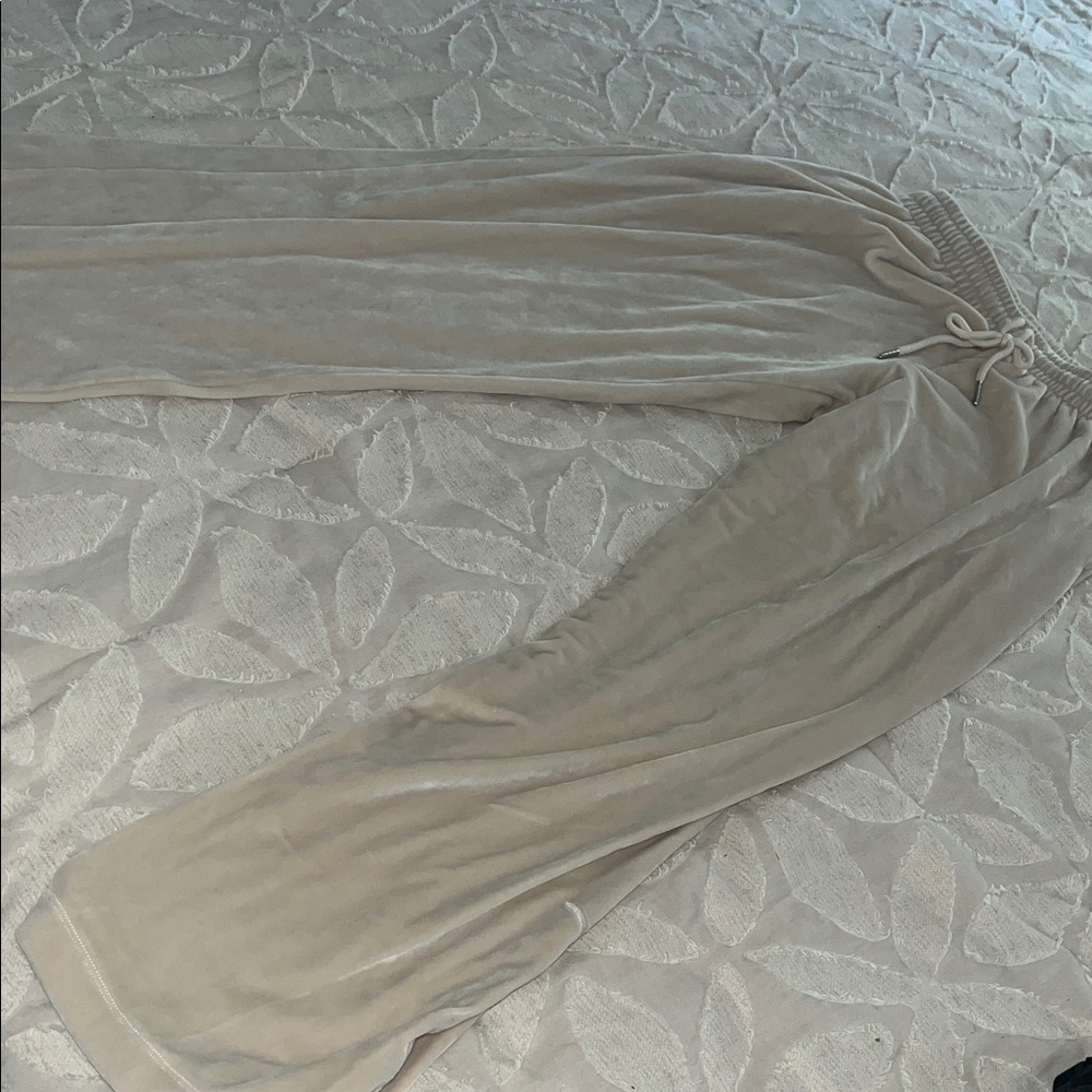 PINK Victoria's Secret Tan Track Pants